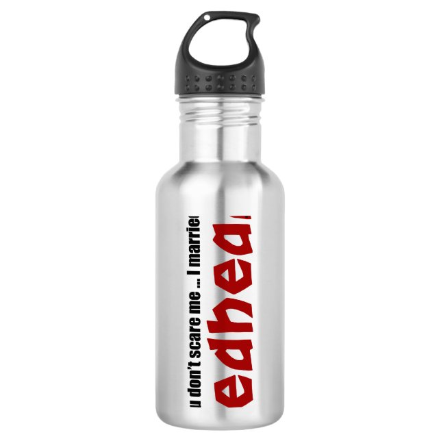 Married a Redhead 710 Ml Water Bottle (Front)