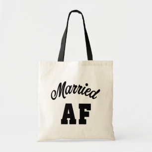 Married AF tote bag
