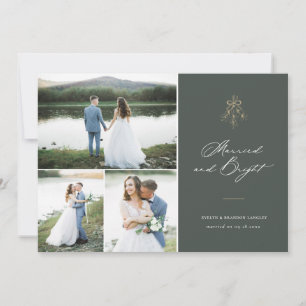 Married and Bright Christmas Multi-Photo Holiday