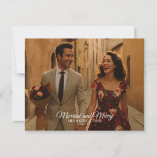 Married and Merry Card