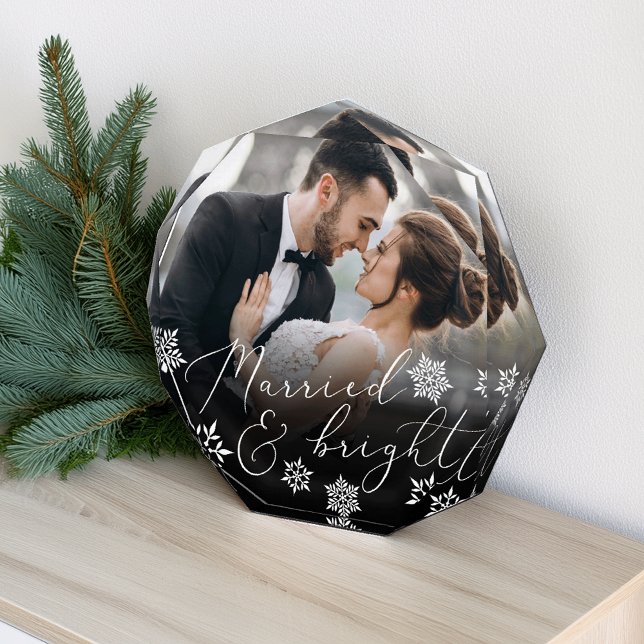Married & Bright | Christmas Wedding Photo Block (Creator Uploaded)