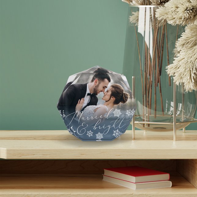 Married & Bright | Christmas Wedding Photo Block (Creator Uploaded)