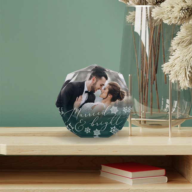 Married & Bright | Christmas Wedding Photo Block (Creator Uploaded)