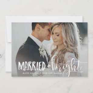 Married & Bright Holiday Photo Card