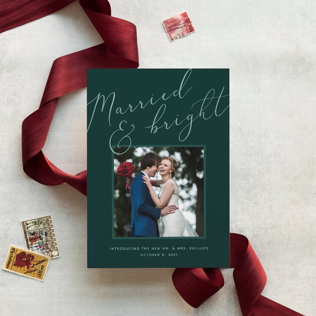 Married & Bright | Holiday Wedding Announcement (Creator Uploaded)