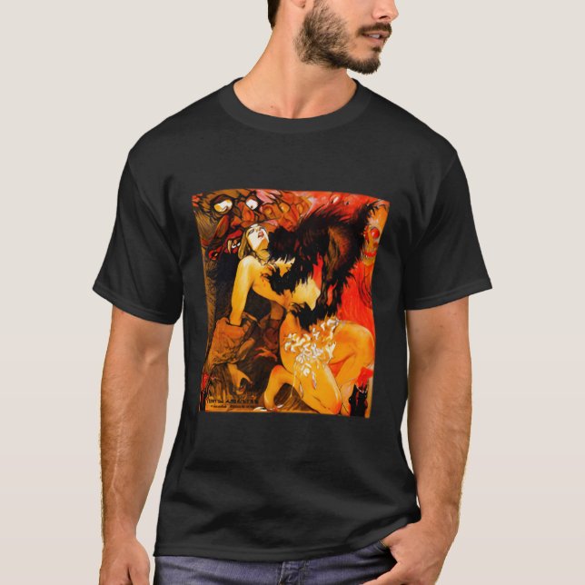 Married By Satan Halloween Monster Horror Movie T-Shirt (Front)