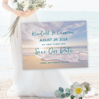Married by the Sea Sunrise Beach Save The Date