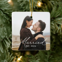 Married Calligraphy Photo Newlywed