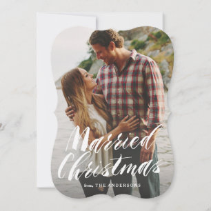 Married Christmas Holiday Card