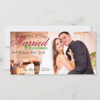Married Christmas Holiday Card