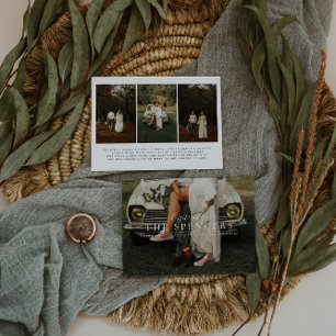 Married Christmas   Newlywed First Holiday Photo Card