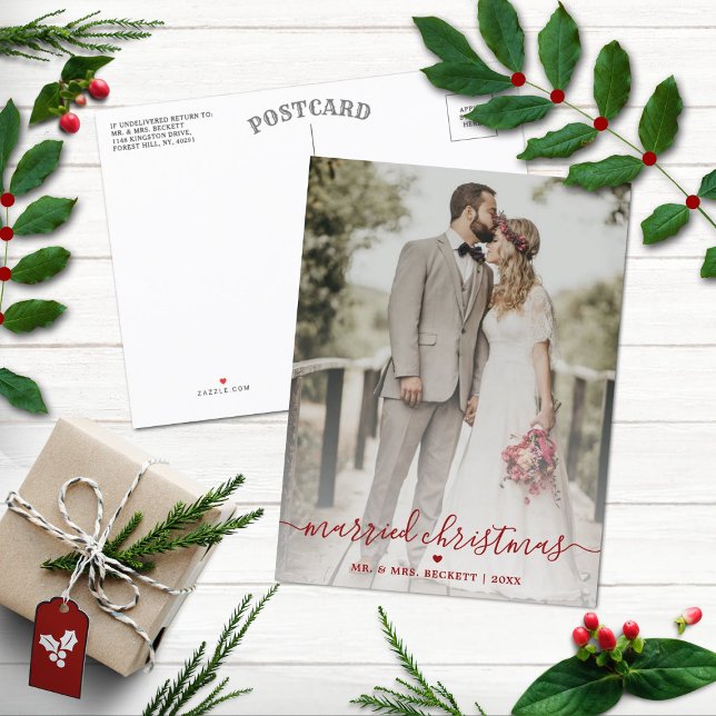 Married Christmas Newlyweds Photo Holiday (Creator Uploaded)