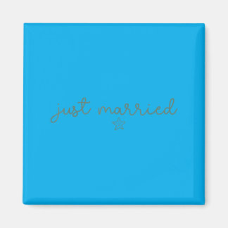 Married Coquette Starfish Beach Bride Groom Magnet