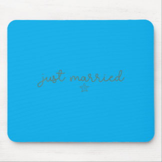 Married Coquette Starfish Beach Bride Groom Mouse Mat