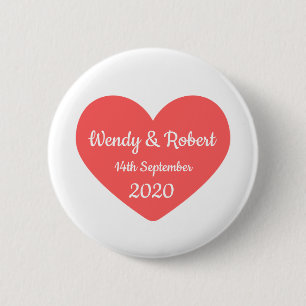 Married Couple 6 Cm Round Badge