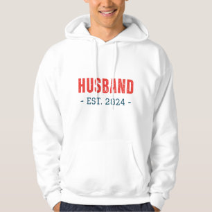 Married Couple Matching Husband Est. 2024 Hoodie
