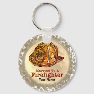 Married Firefighter keychain