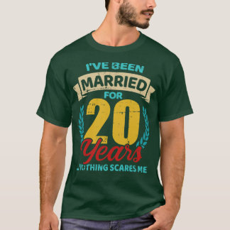 Married for 20 years 20th wedding anniversary T-Shirt
