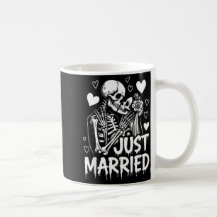 Married Gothic Skeletons Wedding Party Spooky Vibe Coffee Mug