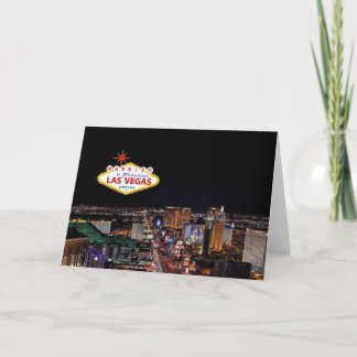 MARRIED in Fabulous Las Vegas Announcement Card