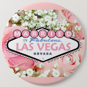 MARRIED In Fabulous Las Vegas Button