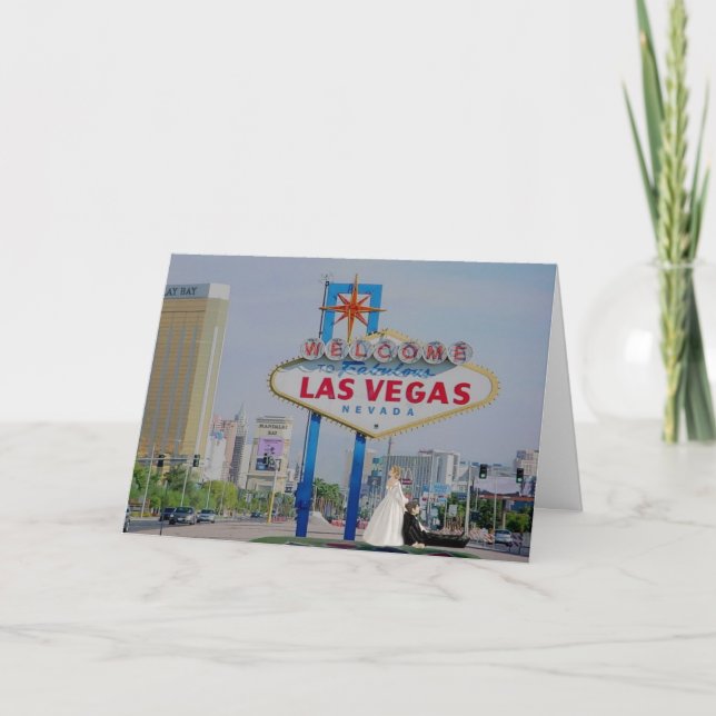 MARRIED IN FABULOUS LAS VEGAS CARD (Front)