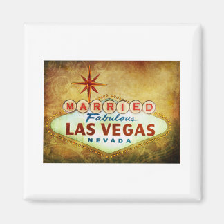 Married in Fabulous LAS VEGAS Magnet