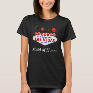 Married in Fabulous Las Vegas Maid of Honour Gift T-Shirt