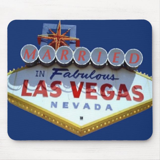MARRIED IN Fabulous Las Vegas Mousepad (Front)