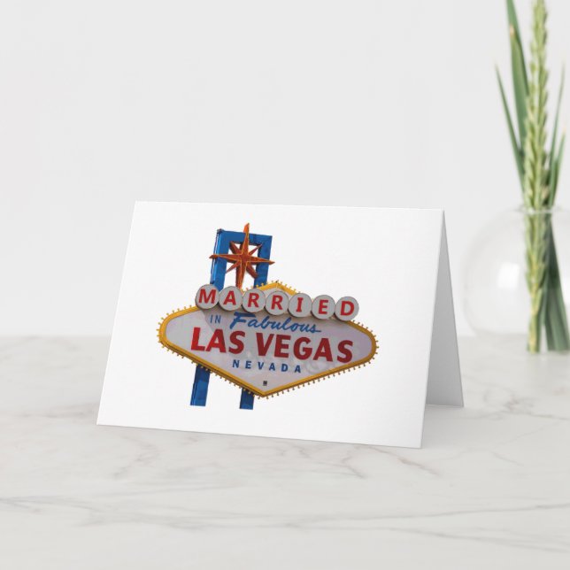 MARRIED In Las Vegas Card (Front)