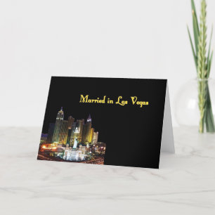 Married in Las Vegas Card