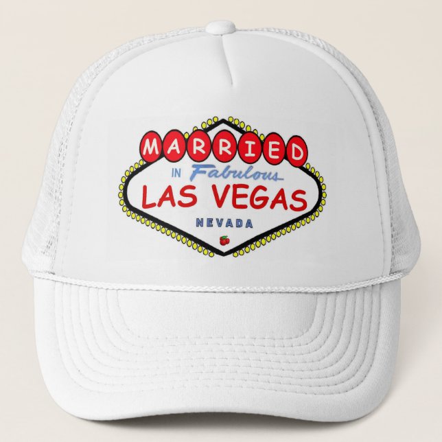 MARRIED In  Las Vegas Cherry logo cap (Front)