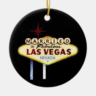 MARRIED In Las Vegas Keepsake Ornament