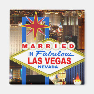 Married In Las Vegas Magnet