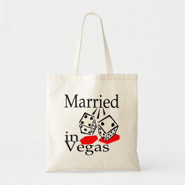 Married in Las Vegas Tote Bag (Front)