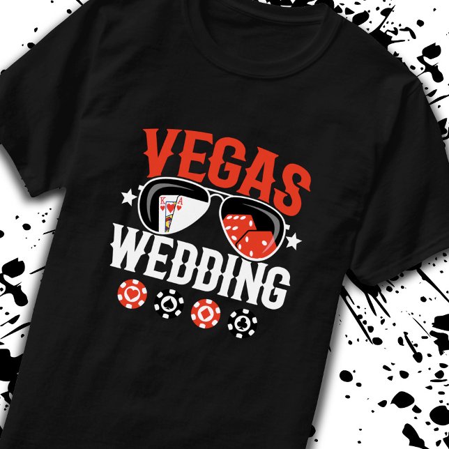 Married in Las Vegas - Vegas Wedding Party T-Shirt (Creator Uploaded)