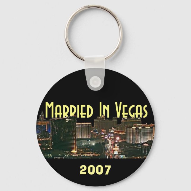 Married In Vegas 2997 Keychain (Front)
