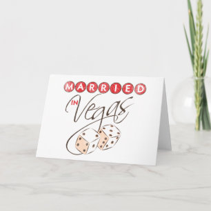 Married in Vegas Card
