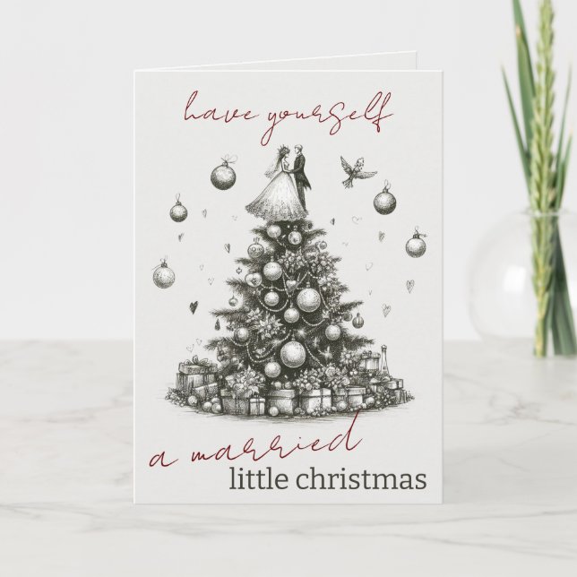 Married Little Christmas Card (Front)