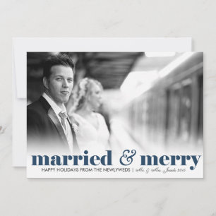Married & Merry   Weddings   Christmas Holiday Card