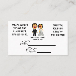 Married My Best Friend Wedding Placecards