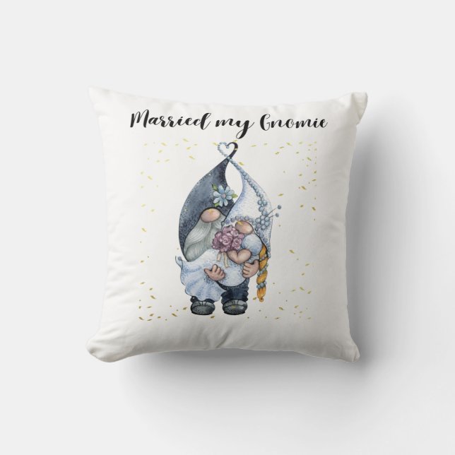Married my Gnomie Cushion (Front)