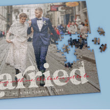 Married | Newlyweds Wedding Photo Personalized