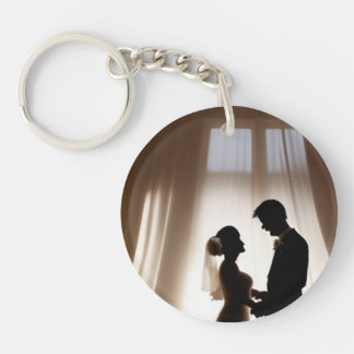 Married souvenir key ring
