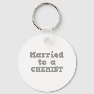 MARRIED TO A CHEMIST KEY RING