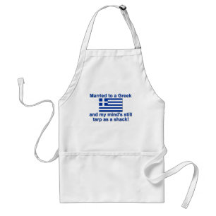 Married to a Greek Standard Apron
