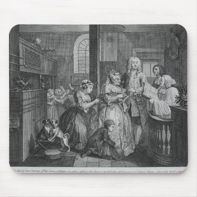 Married to an Old Maid Mouse Mat (Front)