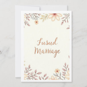 marrige party invitation