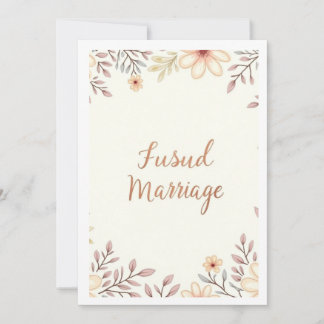 marrige party invitation