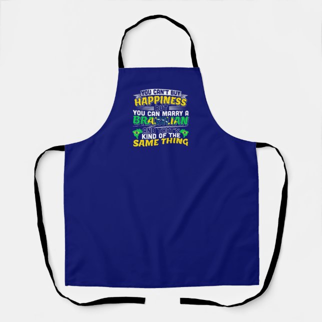 Marry a Brazilian - Brazil Happiness Apron (Front)